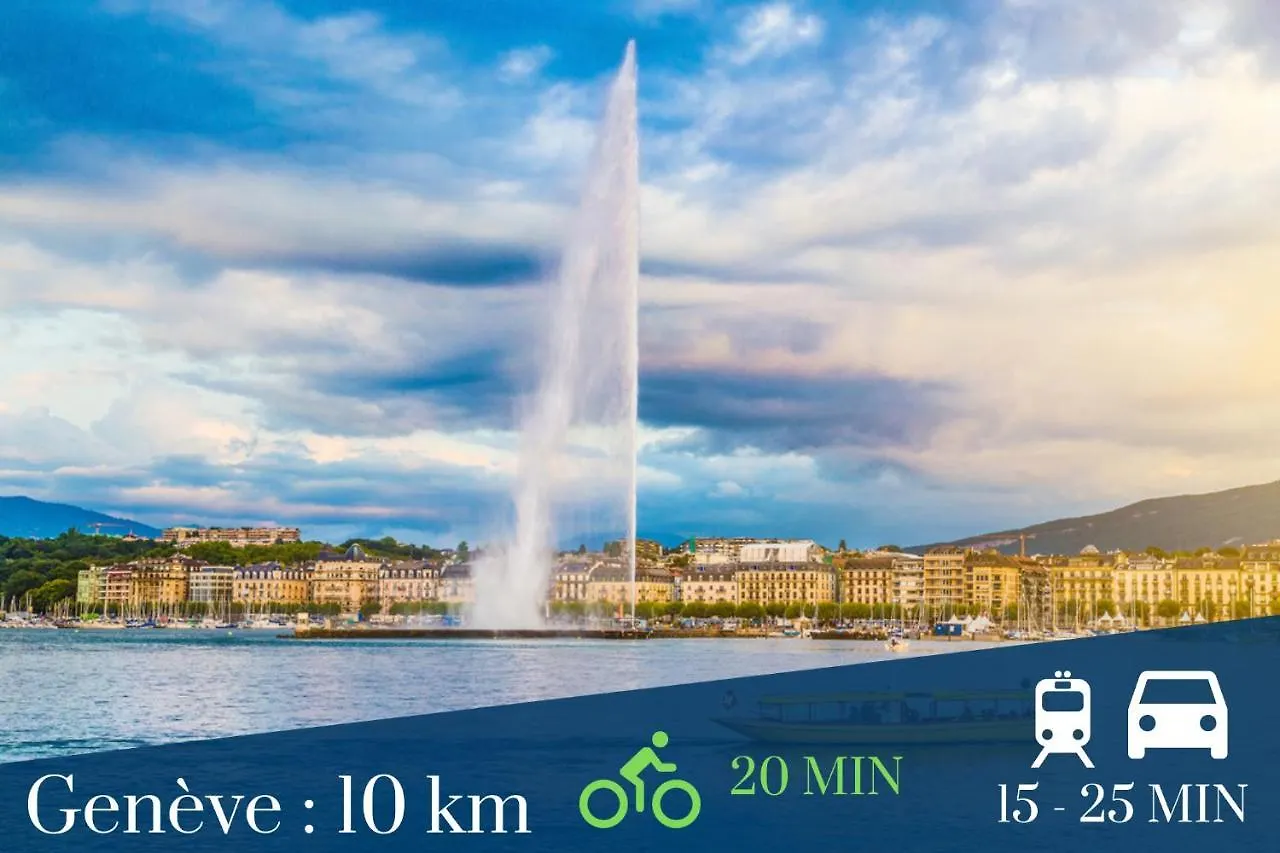 Homey Everyday - New / Free Parking Annemasse Apartment